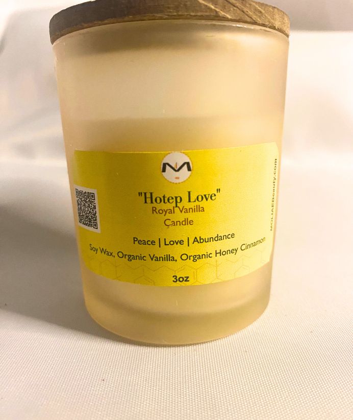 "Hotep Love" Royal Vanilla | Candle | Peace Serenity