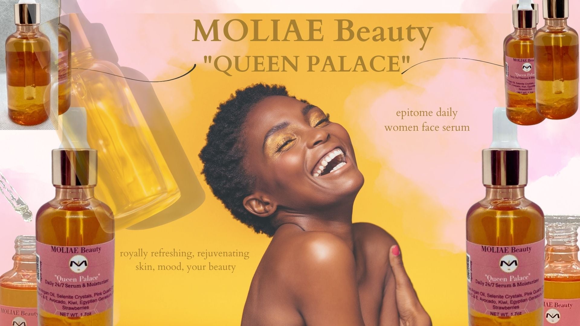 Gift Box Kit Queen Palace | Spa Paradise Oasis | Lip Oil | MA'at Harmony | Lotus Saphirus | Thebes Soap | Body Scrub