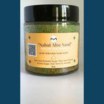 Nabat Aloe Sand | Hair Scalp Scrub | Aloe Emerald Sugar | Aloe Vera | Brown Sugar | Avocado