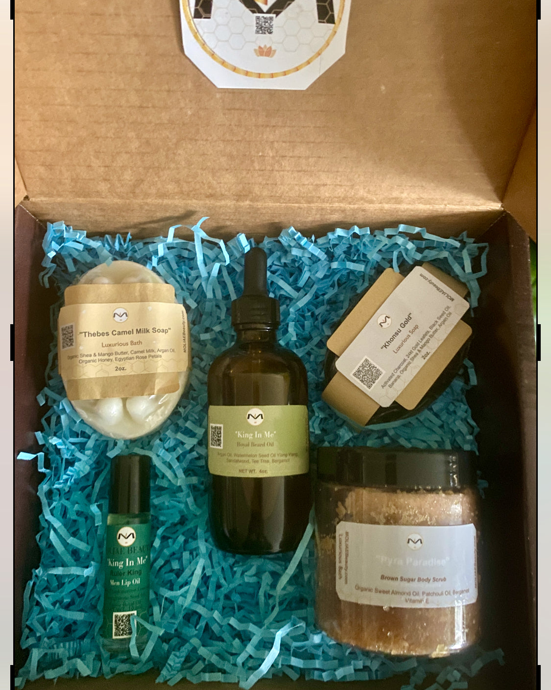 Gift Box Beard Oil, Royal Soap, Men Lip Oil