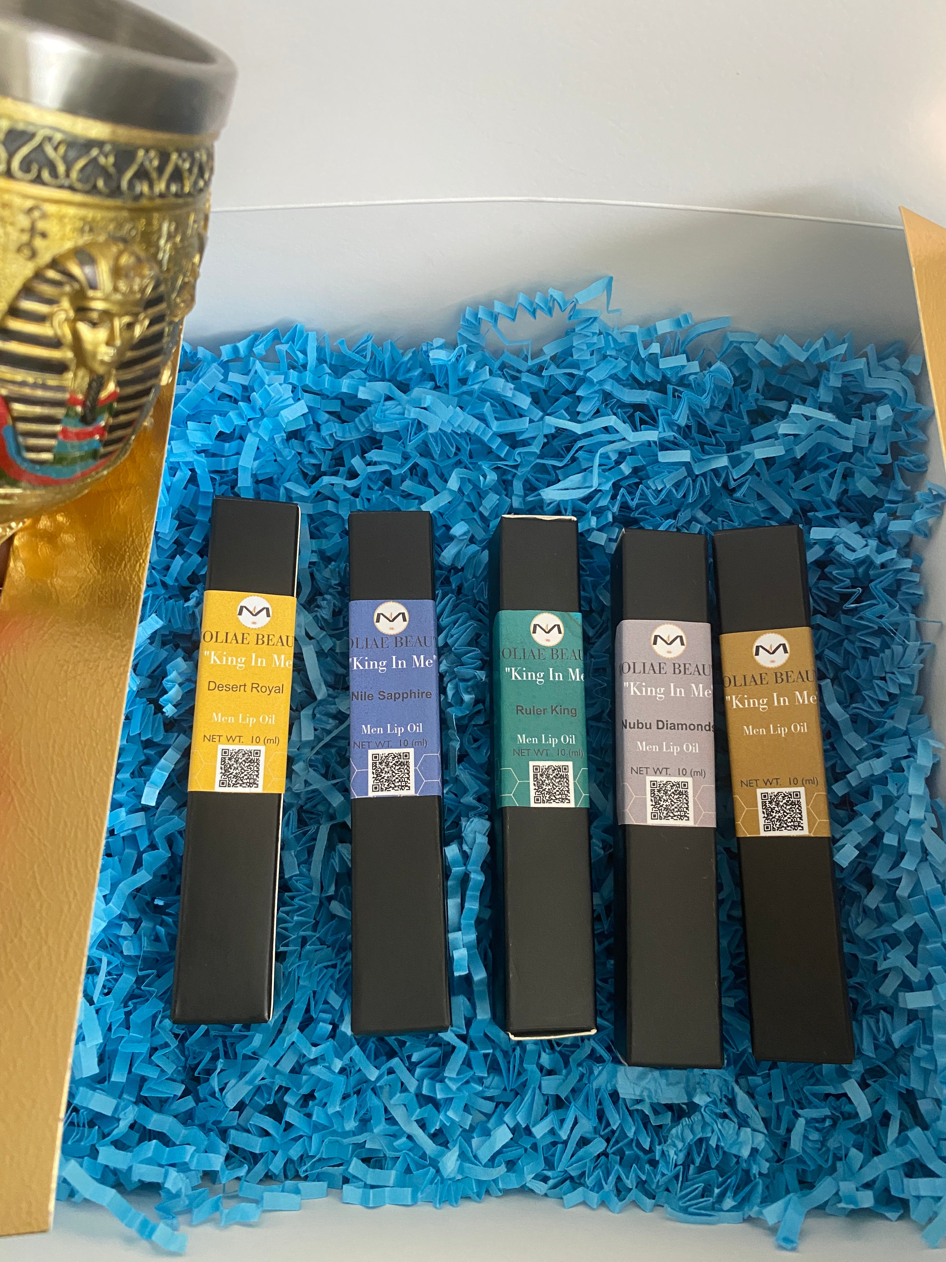 Gift Box Kit King In Me Collection | Sultan Body Oil | Khufu Oil Spray | Nakht Whipped Body Cream | Frankincense | Juniper  Berry