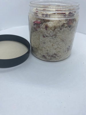 Arsa Salt Scrub Kit | Himalayan Salt | Black Sandstone | Black Seed Oil | Patchouli | Gold Bars | Honey