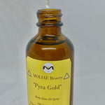 ⭐ Pyra Gold | Body Glow Oil Spray | 24kt Gold | Argan Oil |Sandalwood | Pomegranate | Frankincense | Amber | Egyptian Geraniums