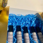 King In Me | Nubu Diamonds 5 Men Lip Oils | Royal Gift Box Set | Hemp Oil | Egyptian Geraniums