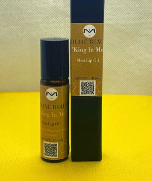 King In Me | Original Men Lip Oil | 5 Men Lip Oils | Royal Gift Box Set | Argan Oil | Blueberries Seed | Bergamot