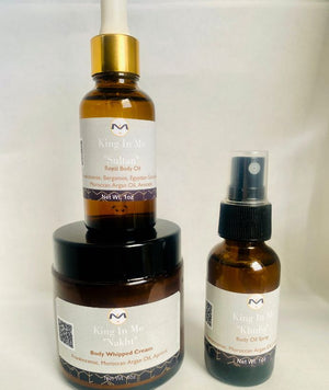 King In Me Collection | SULTAN | Body Oil | Frankincense | Bergamot | Egyptian Geranium | Argan Oil | Avocado