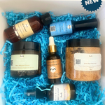 Gift Box Kit King In Me Collection | Royal Phty | Ankh Ra 360 Body Oil | THOTH Sea Salt Body Oil Spray | Pyra Paradise Scrub | Naht Body Cream | Sabun