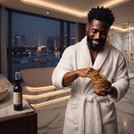 Gift Box Kit Royal Kings Destiny | Senetijer 24kt Gold Scrub | Khufu Body Spray | Frankincense Resin | Moroccan Argan Oil