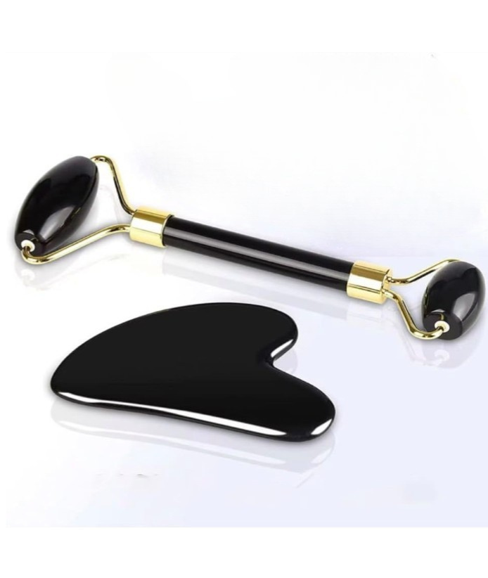 Moonlight Reign | King In Me | Jade Stone Roller Gua Sha Tools Set