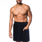 MA'at Kingship Towel Wrap | 100% Cotton Velour Cloth Men Body Wrap | King In Me