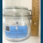 Netryi Nile Salt | Kings Royal Grounding Ritual | REIKI Black Obsidian Mediterranean | Himalayan Stones | Frankincense | Sea Moss | Egyptian Roses