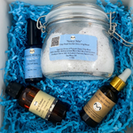 Gift Box Kit THOTH Prime Netryi Nile | KINGS | Ankh Ra 360 | Sabun | Body Oil Sea Salt Spray | Royal Grounding Salt Ritual | Frankincense |