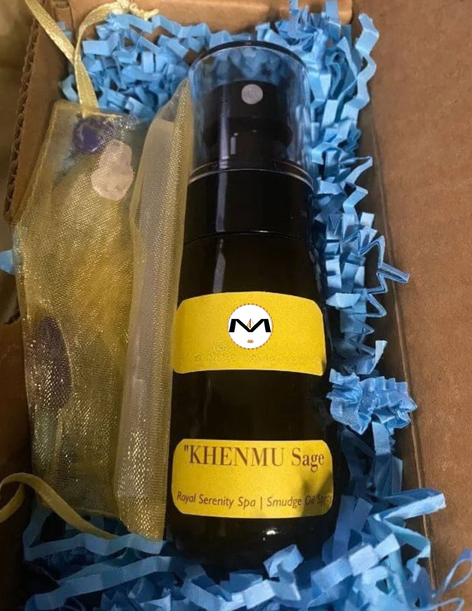 ⭐ KHENMU Sage | Royal Smudge Oil Spray | Lavender | Copaiba | Frankincense | Myrrh
