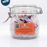 Milhi Oasis | Queen Royal Grounding Sea Salt Ritual | Himalayan| Marula Oil | REIKI Black Obsidian Mediterranean | Egyptian Rose Petals |