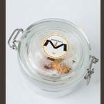 Milhi Oasis | Queen Royal Grounding Sea Salt Ritual | Himalayan| Marula Oil | REIKI Black Obsidian Mediterranean | Egyptian Rose Petals |