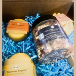 Gift Box Kit MA'at ATEN King | Harmony Oats | PRIME Turmeric Oil Soaps | Bergamot | Massage Bar