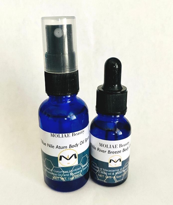 ⭐Blue Nile River Breeze - Body Oil with Blueberries Seed and Frankincense