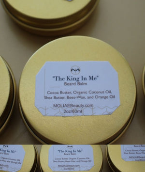 The King Beard Balm | Coconut Lip Beard Balm | MOLIAE Beauty