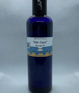 ⭐"Nile Oasis" Massage Oil - Cherry Oil, Bergamot, Chrysanthemum Flowers