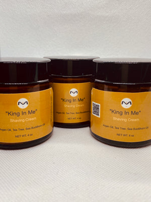 King In Me | Shaving Cream Argan Oil | Sea Buckthorn Oil