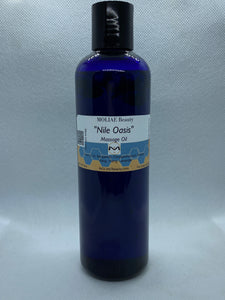 ⭐"Nile Oasis" Massage Oil - Cherry Oil, Bergamot, Chrysanthemum Flowers