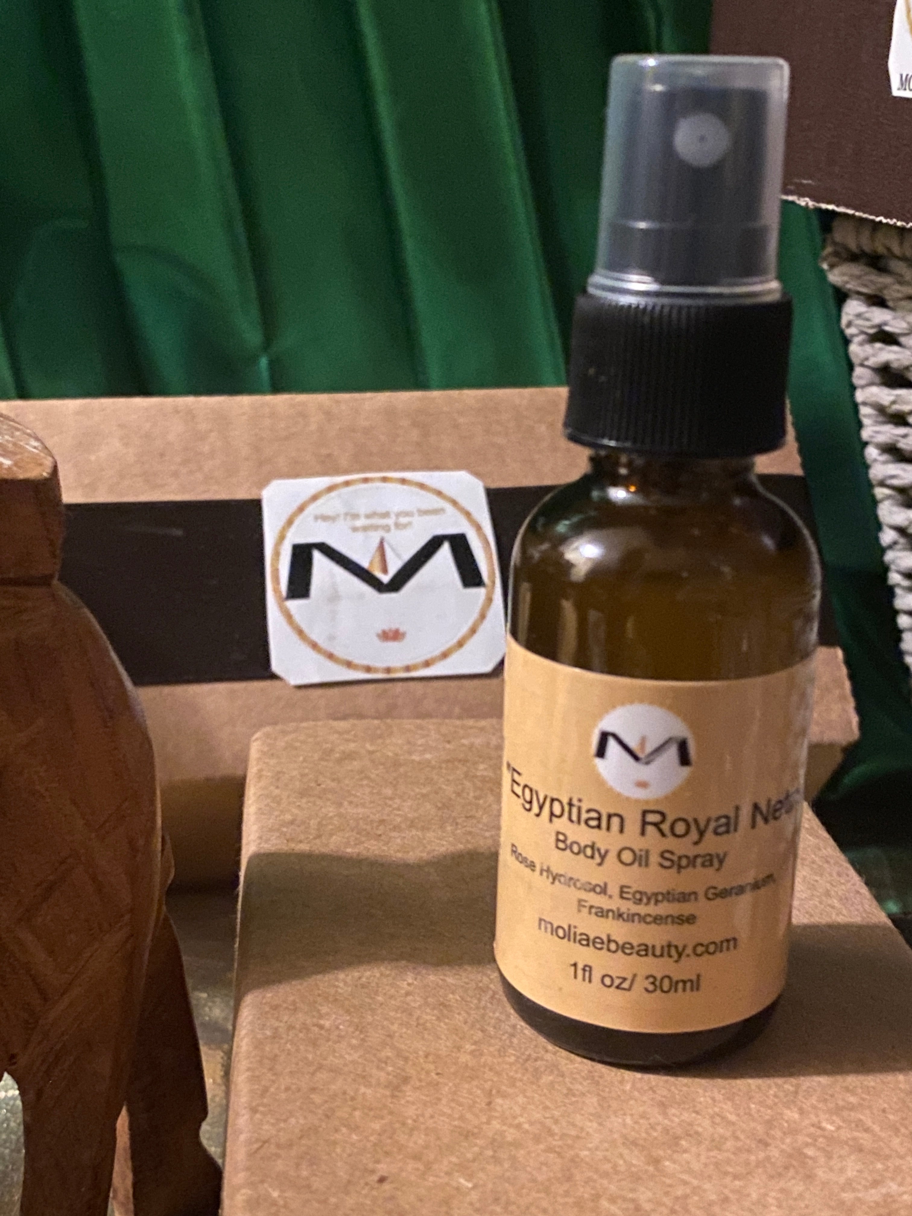 ⭐ Egyptian Royal Netru | Body Oil Spray | Frankincense | Egyptian Geraniums | Rose Hydrosol