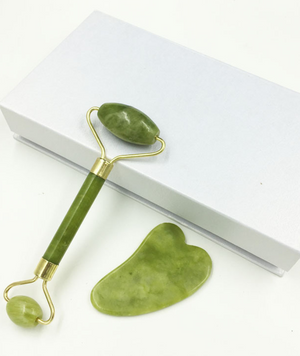 Jade Roller and Gua Sha | Gua Sha Face Tool | MOLIAE Beauty